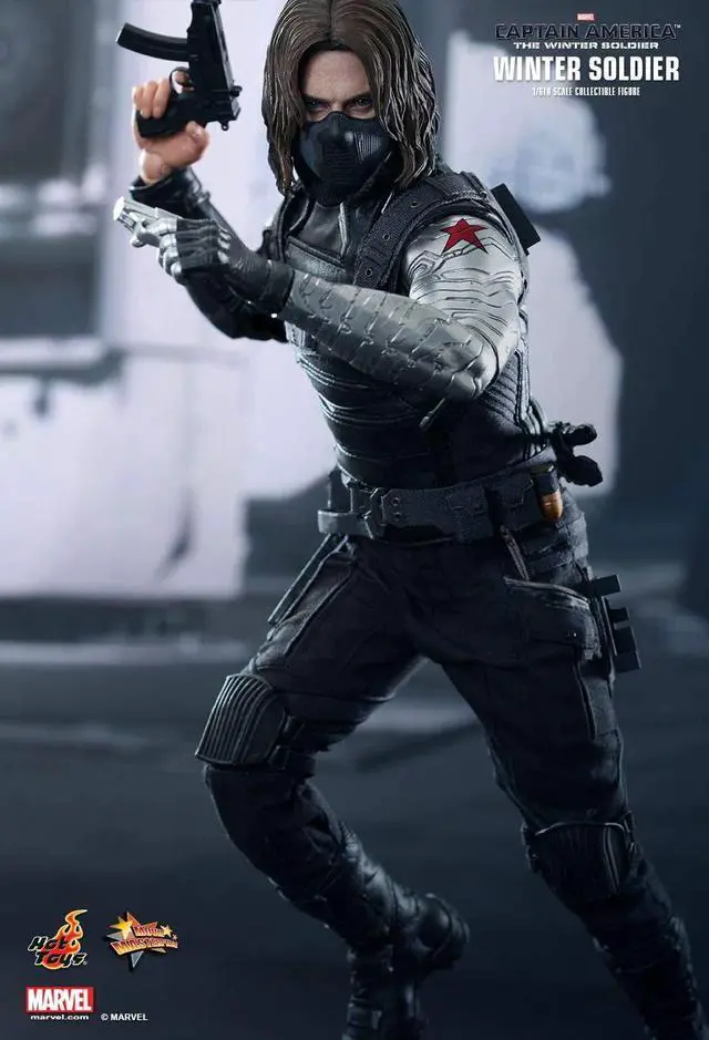 Alt view image 5 of 5 - Figure Hot Toys MMS241 - Marvel Comics - Captain America : The Winter Soldier - Winter Soldier
