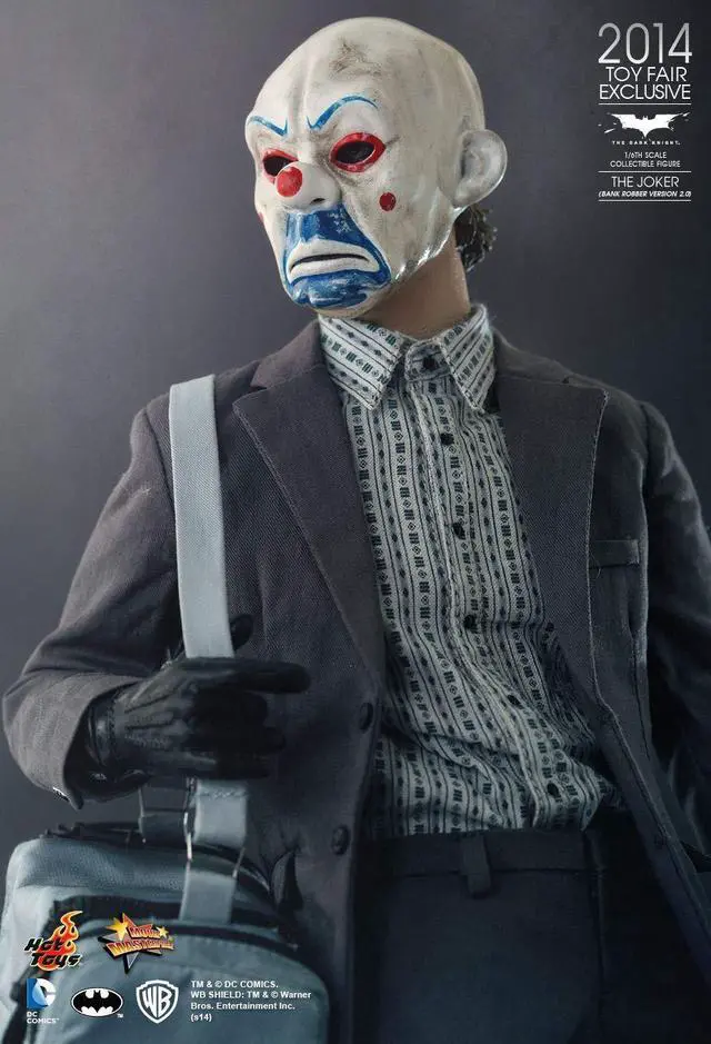 Alt view image 5 of 5 - Figure Hot Toys MMS249 - DC Comics - The Dark Knight - The Joker Bank Robber Version 2.0