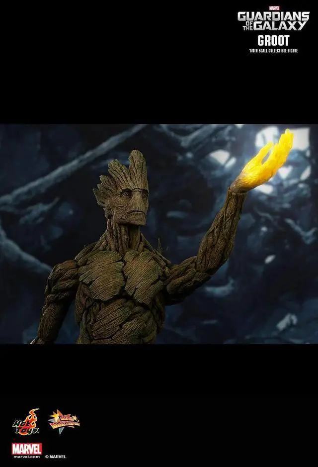 Alt view image 12 of 12 - Groot Guardians of the Galaxy Movie Masterpiece 1/6 Scale Figure