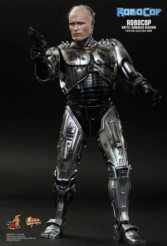 Alt view image 5 of 5 - Figure Hot Toys MMS266 - Robocop - Robocop Battle Damaged Version & Alex Murphy