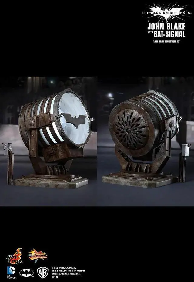 Alt view image 5 of 5 - Figure Hot Toys MMS274 - DC Comics - The Dark Knight Rises - John Blake With Bat-Signal