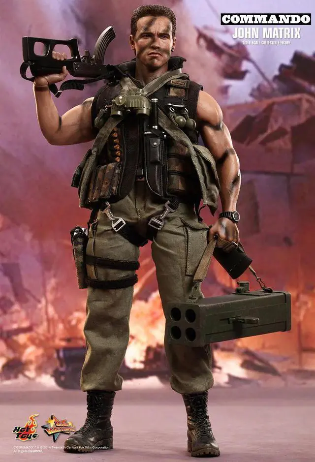 Alt view image 5 of 5 - Figure Hot Toys MMS276 - Commando - John Matrix