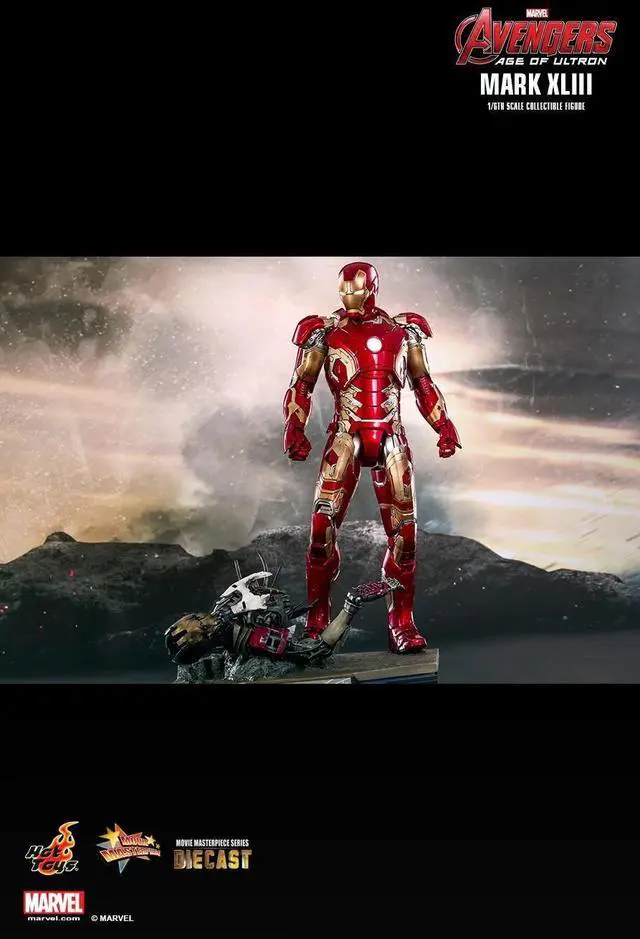 Alt view image 5 of 5 - Figure Hot Toys MMS278D09 - Marvel Comics - Avengers : Age Of Ultron - Iron Man Mark 43 Standard Version