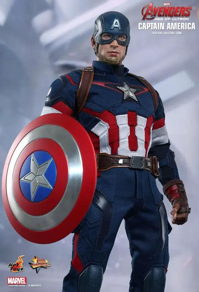 Alt view image 5 of 5 - Figure Hot Toys MMS281 - Marvel Comics - Avengers : Age Of Ultron - Captain America