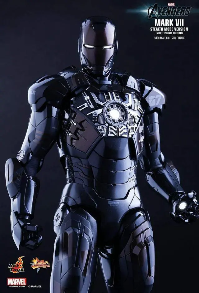 Alt view image 5 of 5 - Figure Hot Toys MMS282 - Marvel Comics - The Avengers - Iron Man Mark 7 Stealth Mode Version