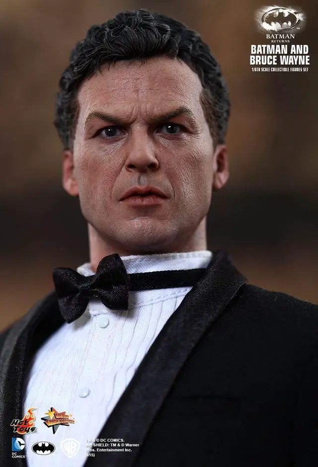 Alt view image 8 of 8 - Movie masterpiece Batman returns Batman and Bruce Wayne (2 pieces) 1 / 6 scale plastic pre-painted PVC figure