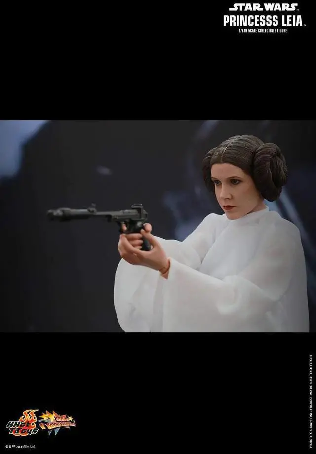Alt view image 6 of 6 - star wars ht902490 hot toys princess leia 1/6 scale collectible figure