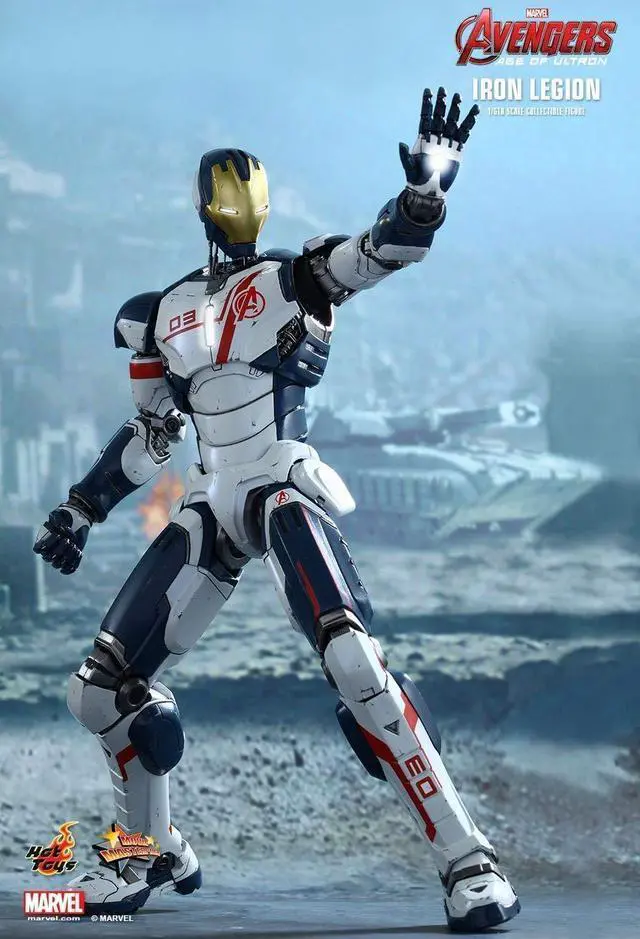 Alt view image 5 of 5 - Figure Hot Toys MMS299 - Marvel Comics - Avengers : Age Of Ultron - Iron Legion