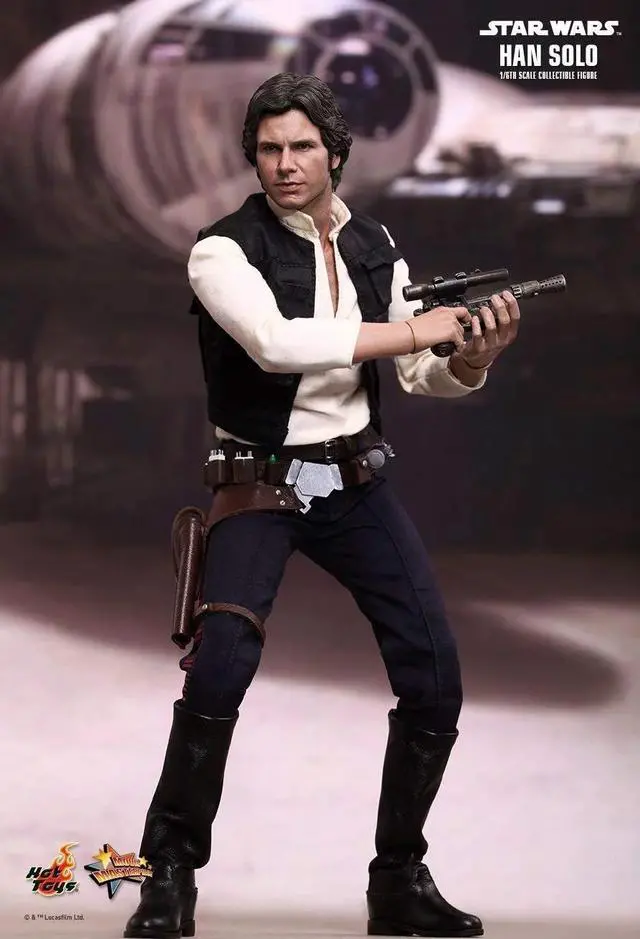 Alt view image 9 of 9 - Star Wars Han Solo and Chewbacca Movie Masterpiece Series 1:6 Scale Figure Set By Hot Toys