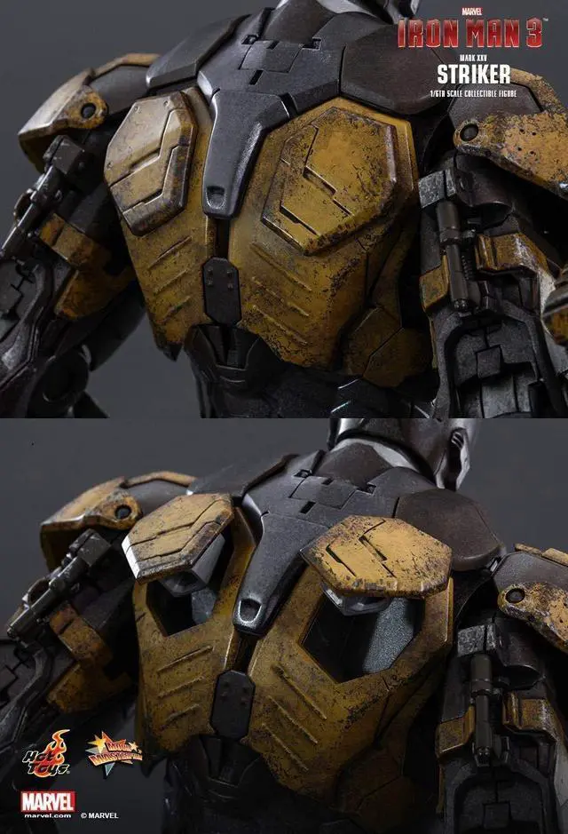 Alt view image 13 of 13 - Striker Mark XXV Iron Man 3 Movie Masterpiece 1/6 Scale Figure