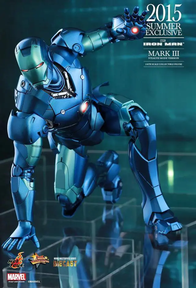 Alt view image 5 of 5 - Figure Hot Toys MMS314D12 - Marvel Comics - Iron Man - Iron Man Mark 3 Stealth Mode Version