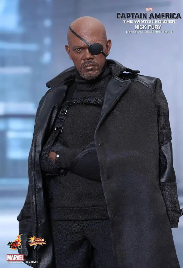 Alt view image 6 of 6 - hot toys ht902541 1:6 scale nick fury director of s.h.i.e.l.d. figure