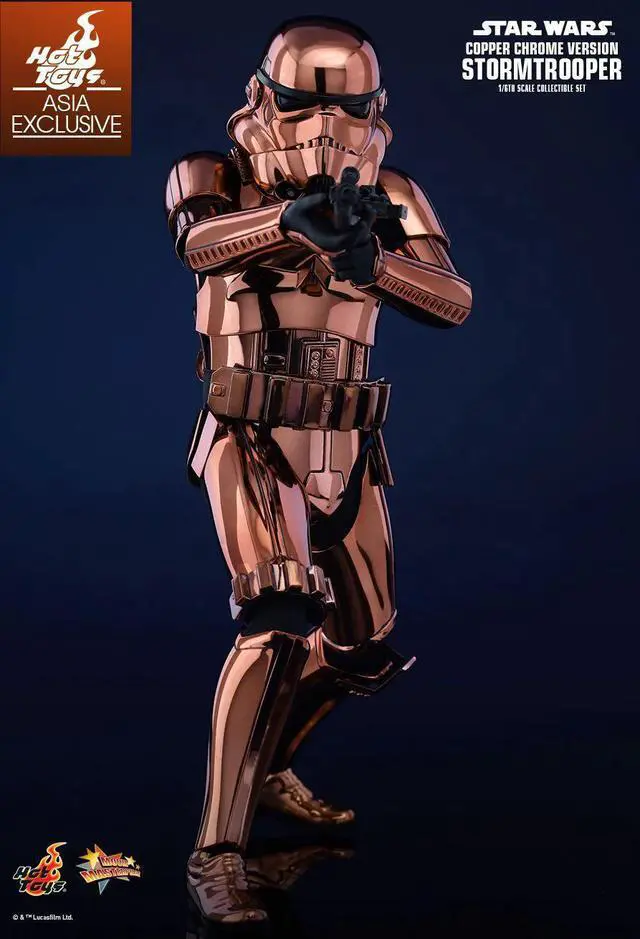 Alt view image 5 of 5 - Figure Hot Toys MMS330 - Star Wars - Stormtrooper Copper Chrome Version