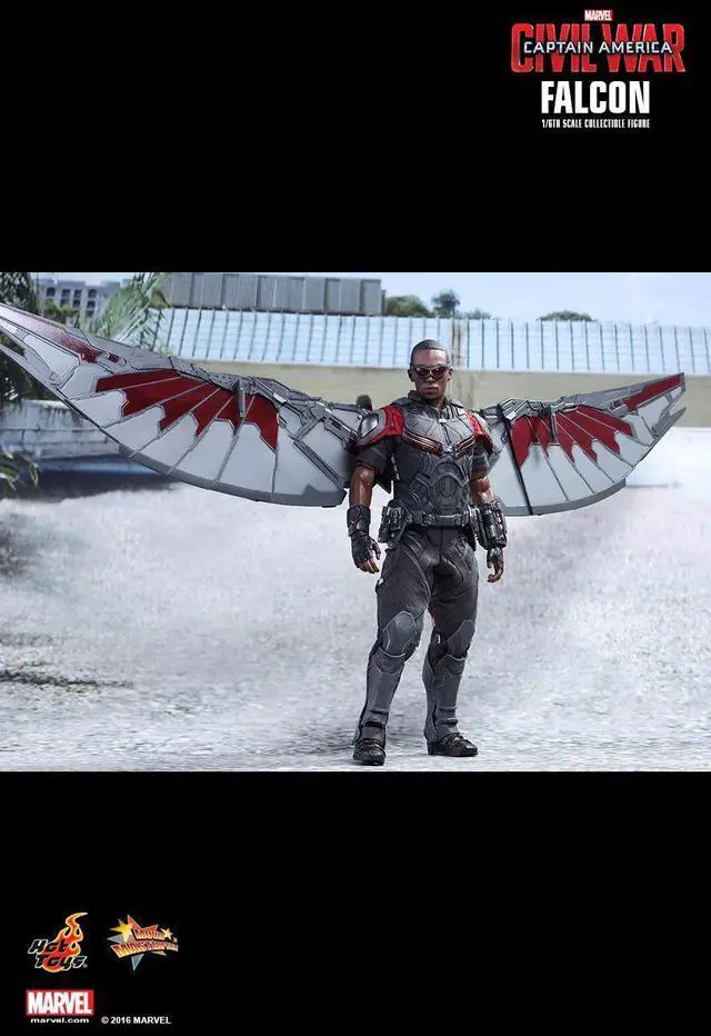 Alt view image 5 of 5 - Figure Hot Toys MMS361 - Marvel Comics - Captain America : Civil War - Falcon
