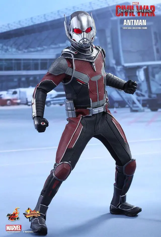Alt view image 6 of 6 - hot toys marvel captain america civil war antman 1/6 scale 12" figure