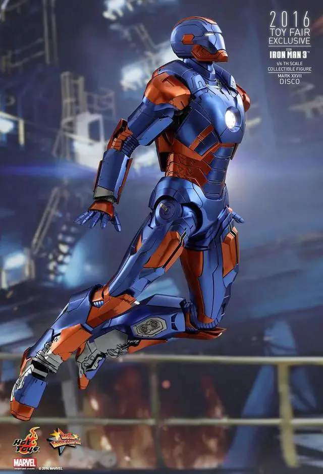 Alt view image 5 of 5 - Figure Hot Toys MMS371 - Marvel Comics - Iron Man 3 - Iron Man Disco Mark 28