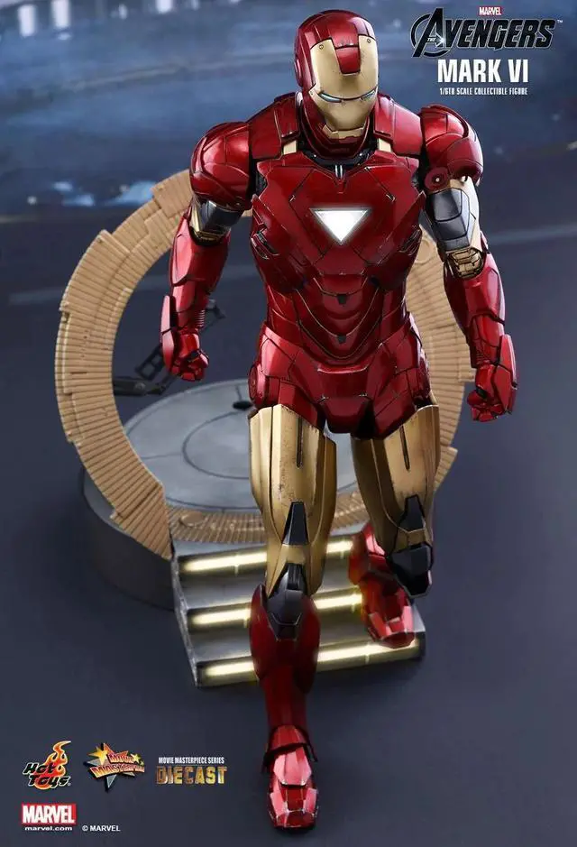 Alt view image 5 of 5 - Figure Hot Toys MMS378D17 - Marvel Comics - The Avengers - Iron Man Mark 6 Standard Version