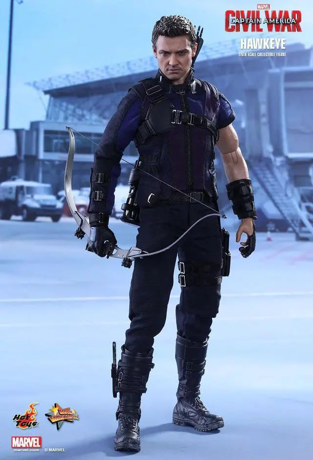 Alt view image 5 of 5 - Figure Hot Toys MMS358 - Marvel Comics - Captain America : Civil War - Hawkeye