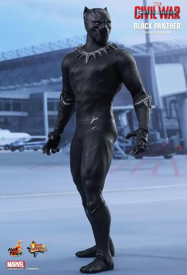 Alt view image 5 of 5 - Figure Hot Toys MMS363 - Marvel Comics - Captain America : Civil Wars - Black Panther