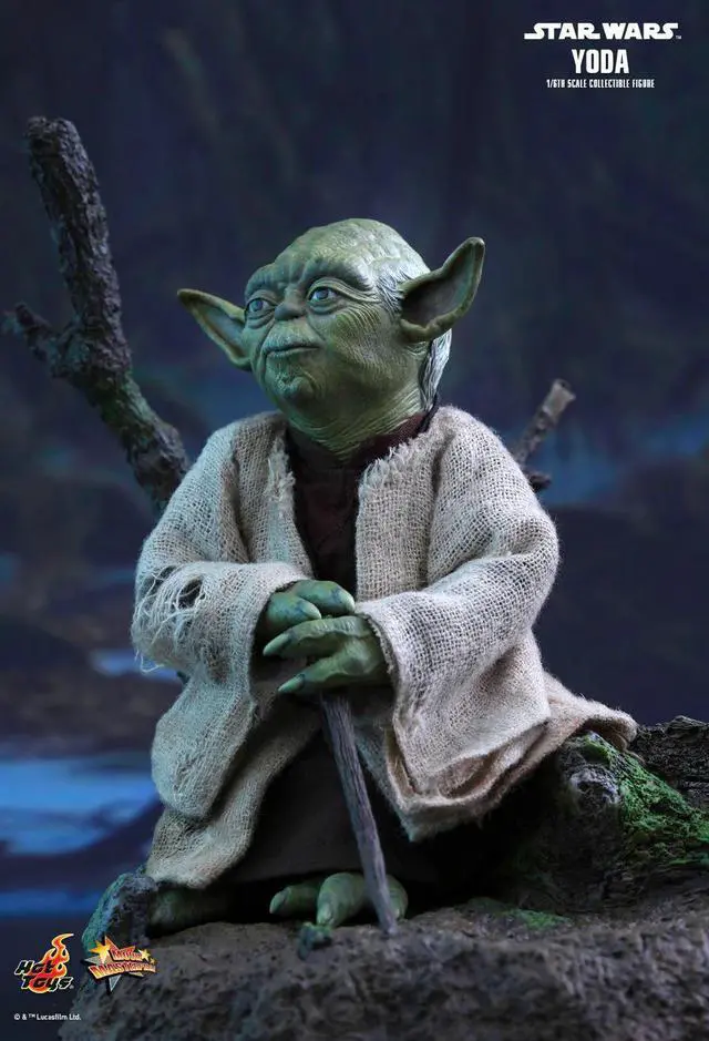 Alt view image 5 of 5 - Figure Hot Toys MMS369 - Star Wars 5 : The Empire Strikes Back - Yoda
