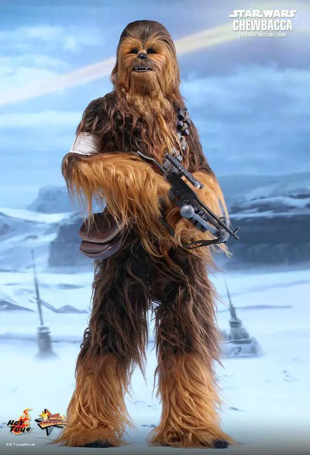 Alt view image 6 of 6 - hot toys movie masterpiece star wars force awakens chewbacca 1/6 scale action figure