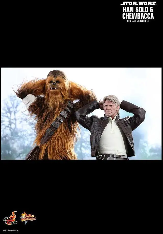Alt view image 5 of 5 - Figure Hot Toys MMS376 - Star Wars : The Force Awakens - Han Solo And Chewbacca