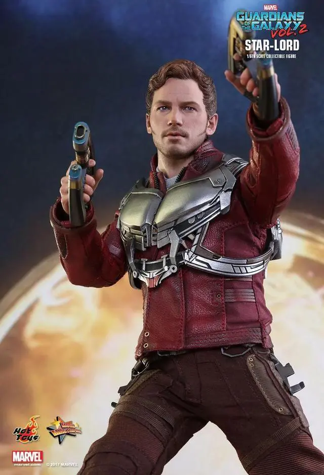 Alt view image 5 of 5 - Figure Hot Toys MMS420 - Marvel Comics - Guardians Of The Galaxy Vol.2 - Star Lord