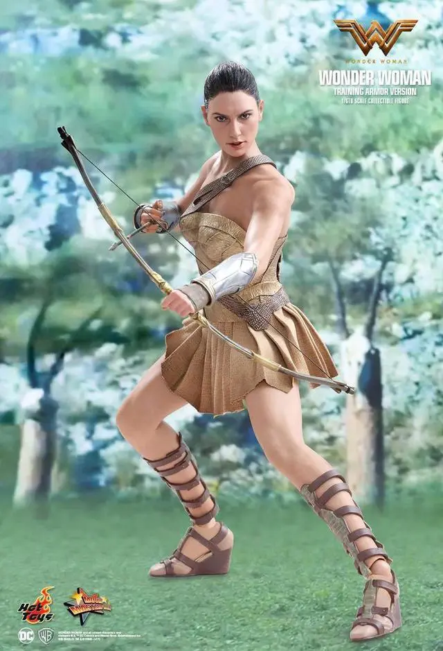 Alt view image 6 of 6 - hot toys dc comics wonder woman training armor version 1/6 scale figure