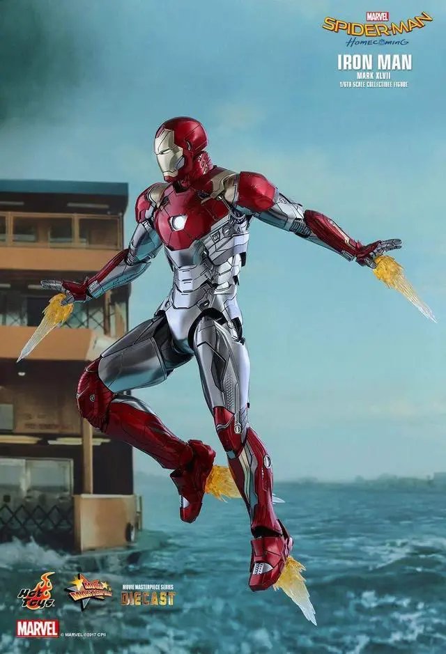 Alt view image 5 of 5 - Figure Hot Toys MMS427D19 - Marvel Comics - Spider-man : Homecoming - Iron Man Mark 47