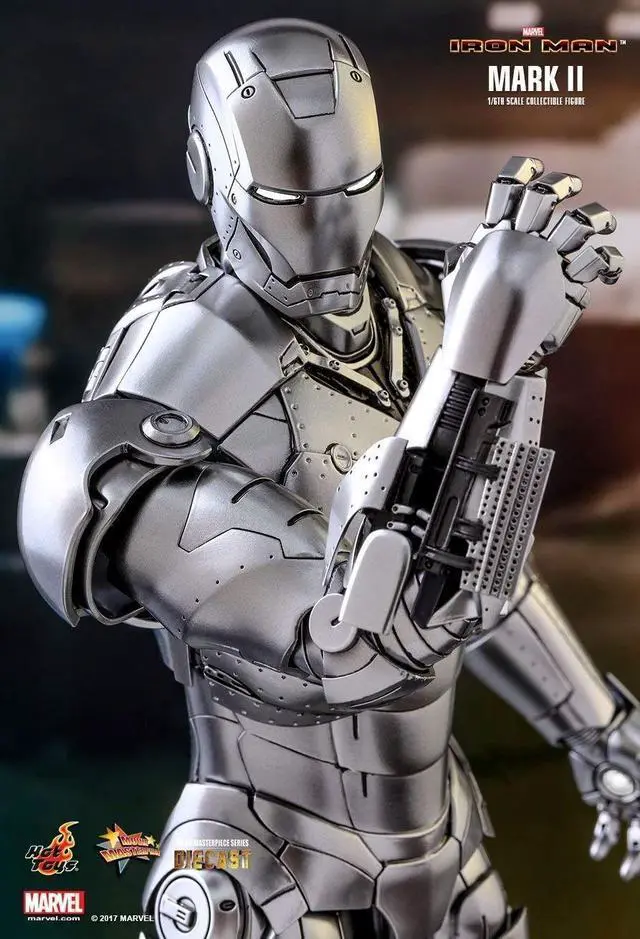 Alt view image 5 of 5 - Figure Hot Toys MMS431D20 - Marvel Comics - Iron Man - Iron Man Mark 2 Deluxe Version