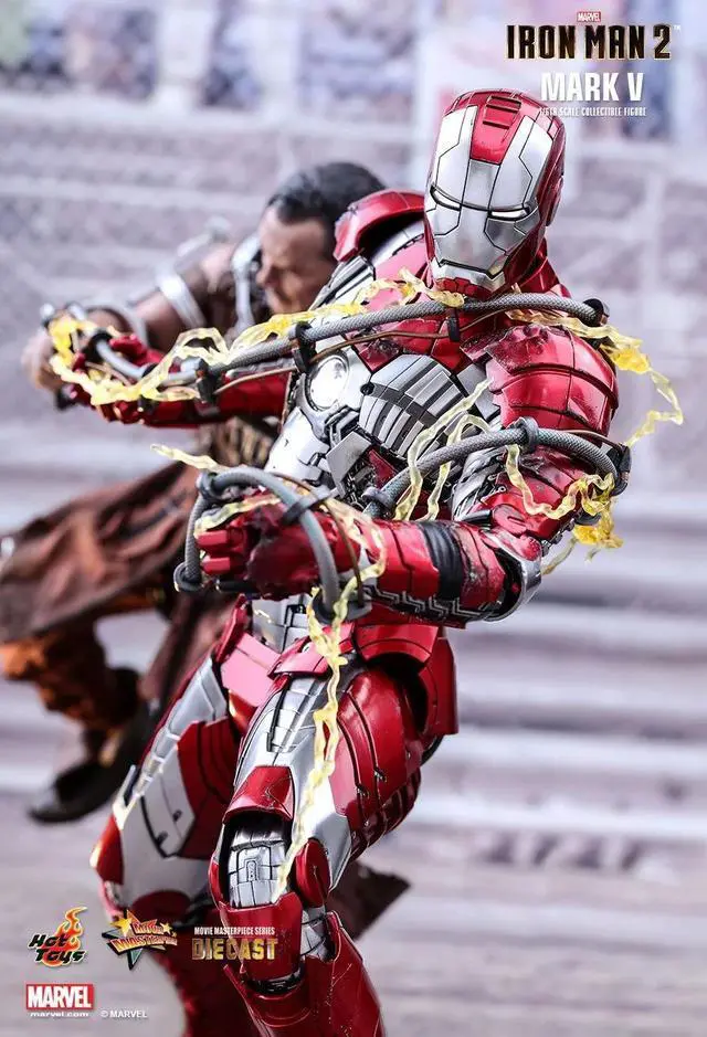 Alt view image 5 of 5 - Figure Hot Toys MMS400D18 - Marvel Comics - Iron Man 2 - Iron Man Mark V