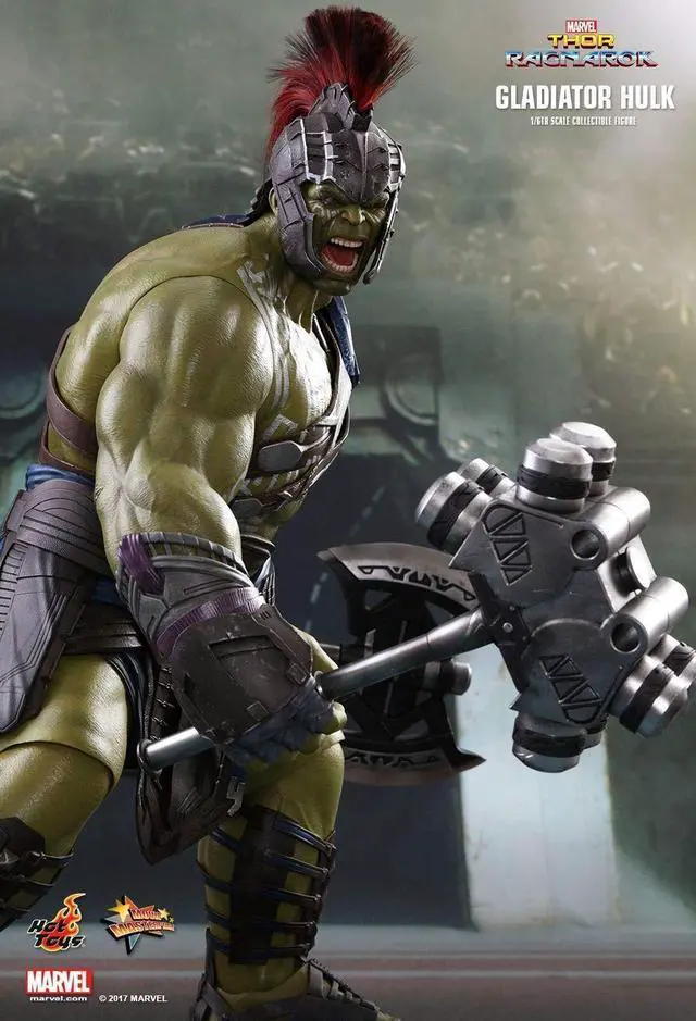 Alt view image 5 of 5 - Figure Hot Toys MMS430 - Marvel Comics - Thor 3 : Ragnarok - Gladiator Hulk