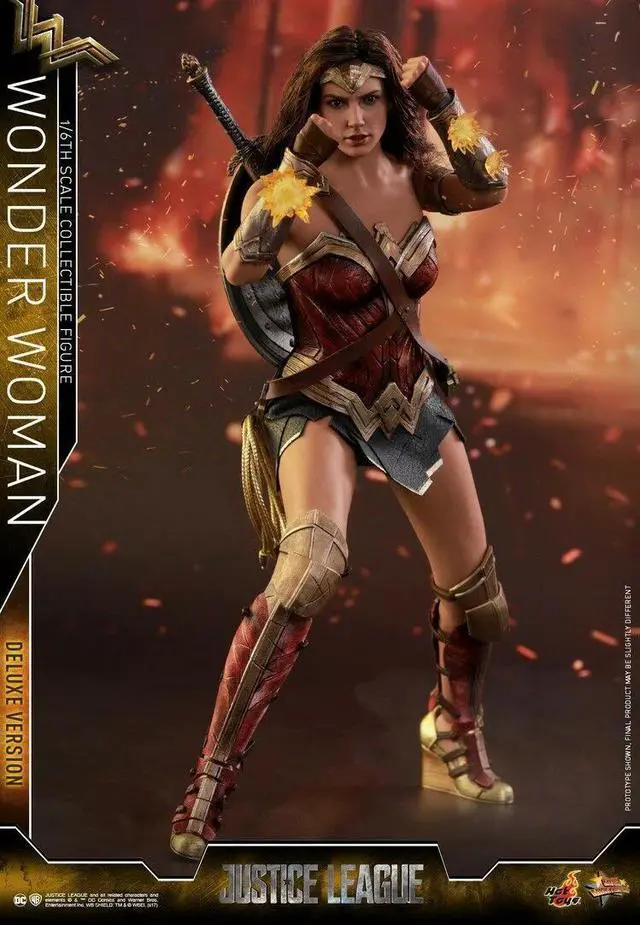 Alt view image 6 of 6 - dc justice league movie wonder woman collectible figure deluxe version