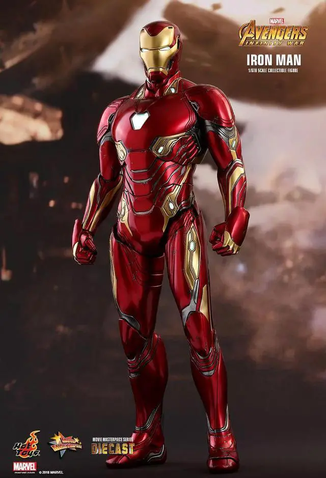 Alt view image 6 of 6 - :Avengers Infinity War Movie Masterpiece 1/6 Scale Series - Iron Man Mark L Die Cast Figure Hot Toys