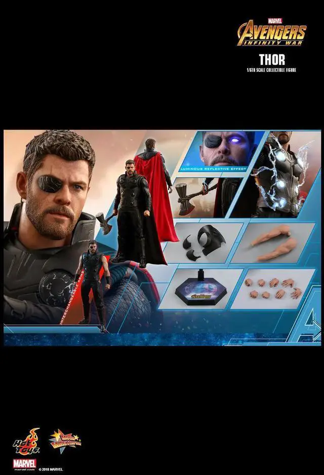Alt view image 2 of 5 - Figure Hot Toys MMS474 - Marvel Comics - Avengers 3 : Infinity War - Thor