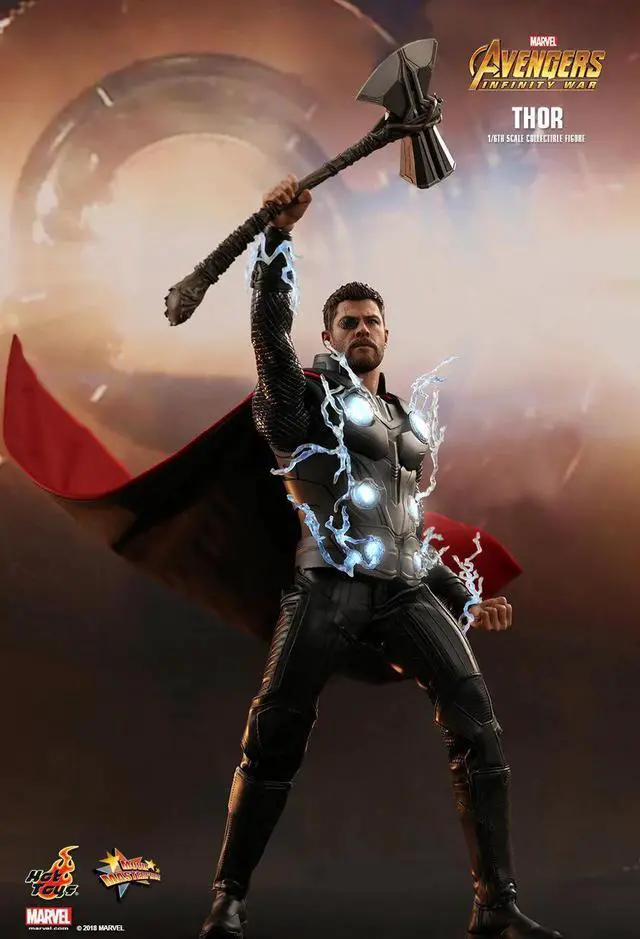 Alt view image 4 of 5 - Figure Hot Toys MMS474 - Marvel Comics - Avengers 3 : Infinity War - Thor