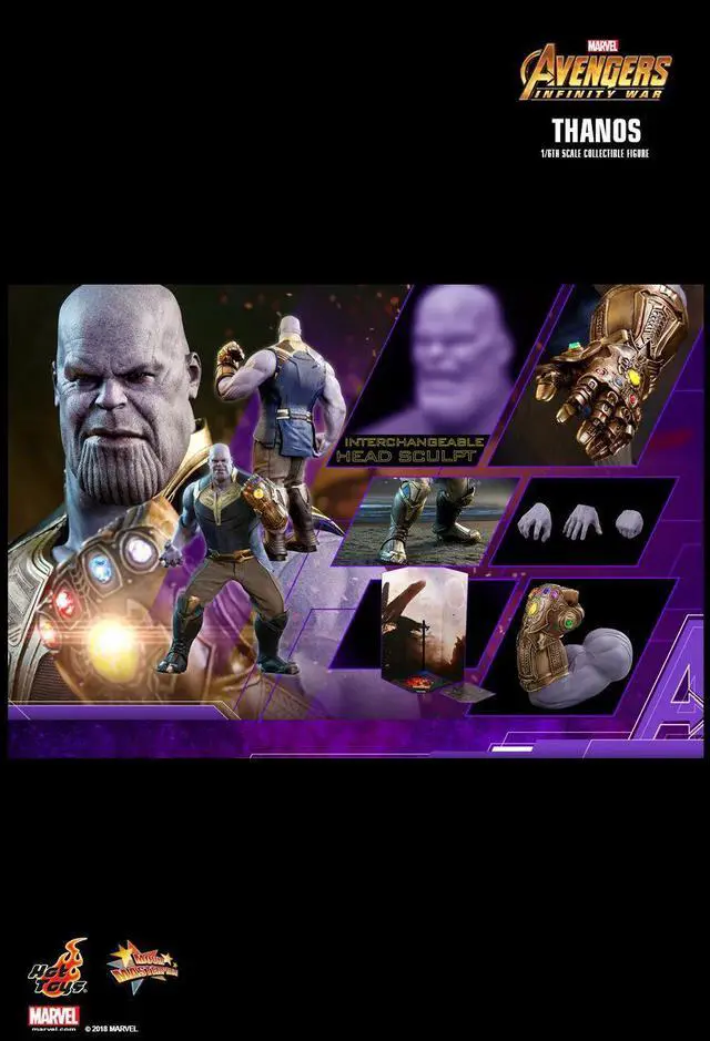 Alt view image 2 of 5 - Figure Hot Toys MMS479 - Marvel Comics - Avengers 3 : Infinity war - Thanos