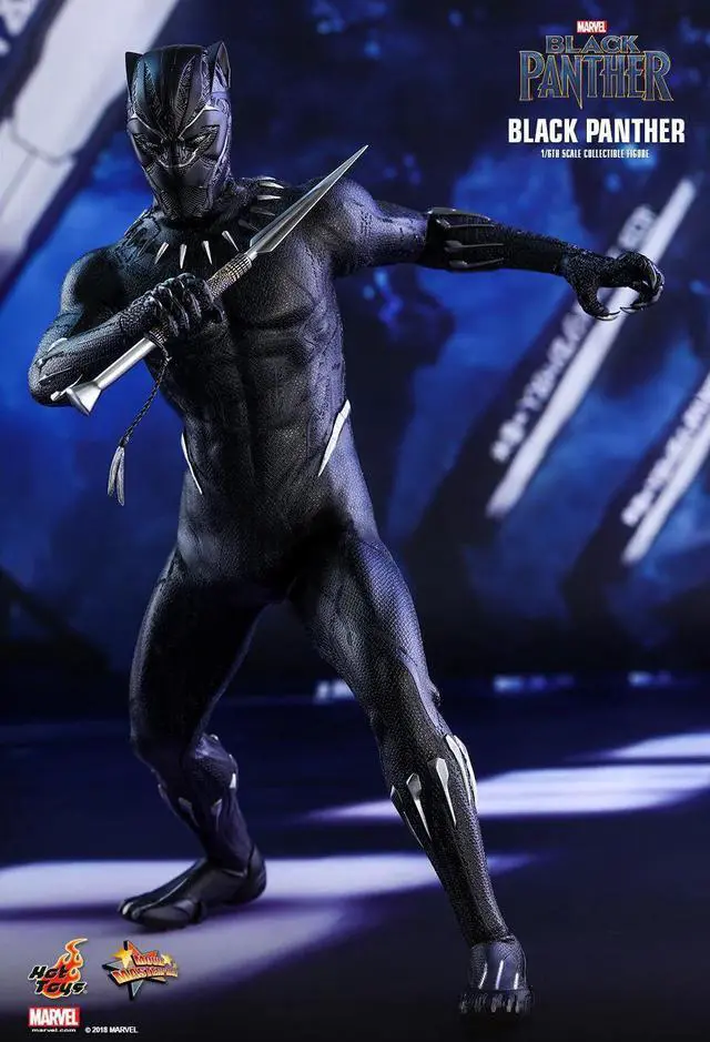 Alt view image 3 of 5 - Figure Hot Toys MMS470 - Marvel Comics - Black Panther - TChalla