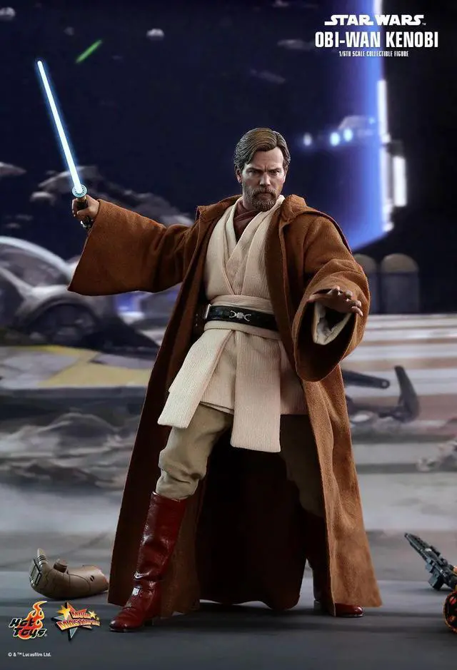 Alt view image 3 of 5 - Figure Hot Toys MMS478 - Star Wars 3 : The Revenge Of The Sith - Obi-Wan Kenobi Deluxe