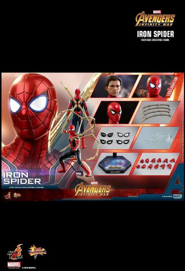Alt view image 2 of 5 - Figure Hot Toys MMS482 - Marvel Comics - Avengers 3 : Infinity War - Iron Spiderman