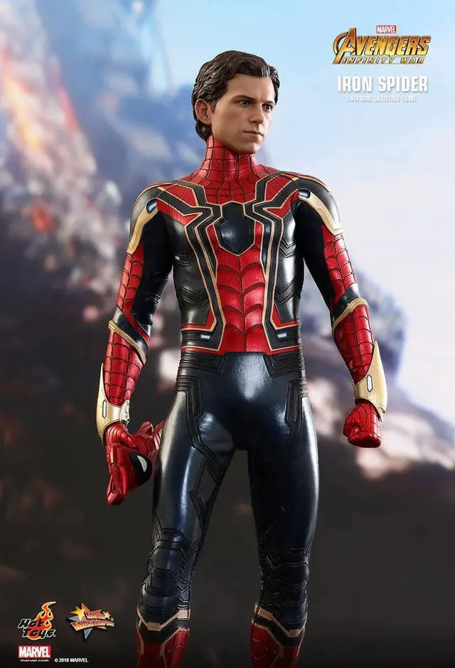 Alt view image 5 of 5 - Figure Hot Toys MMS482 - Marvel Comics - Avengers 3 : Infinity War - Iron Spiderman