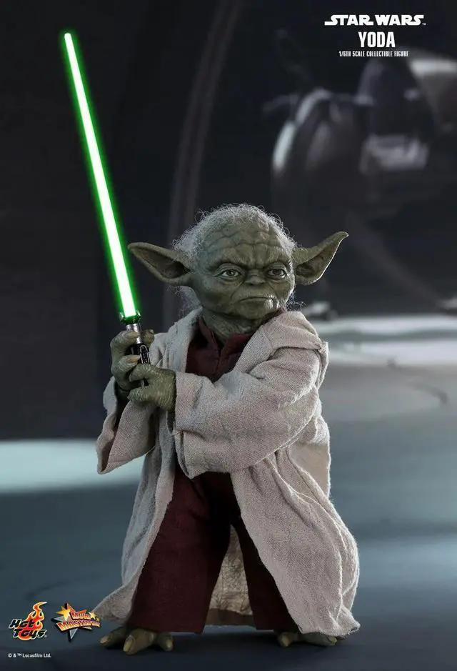 Alt view image 3 of 5 - Figure Hot Toys MMS495 - Star Wars 2 : Attack Of The Clones - Yoda