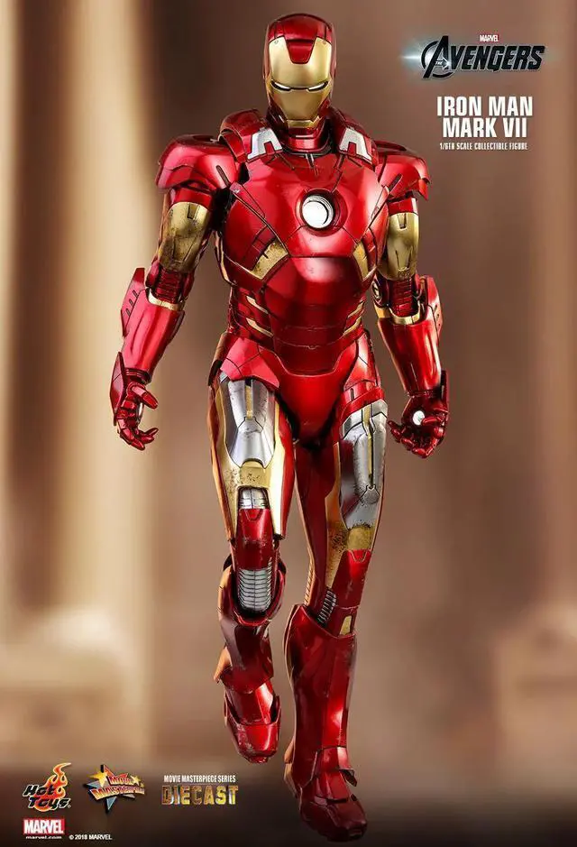 Alt view image 5 of 5 - Figure Hot Toys MMS500D27 - Marvel Comics - The Avengers - Iron Man Mark 7 Deluxe Version