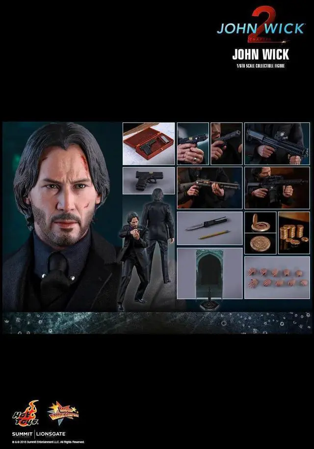Alt view image 2 of 5 - Figure Hot Toys MMS504 - John Wick : Chapter 2 - John Wick