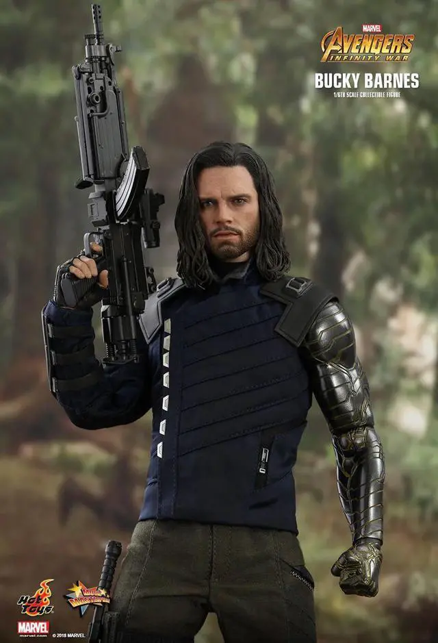 Alt view image 5 of 5 - Figure Hot Toys MMS509 - Marvel Comics - Avengers : Infinity War - Bucky Barnes