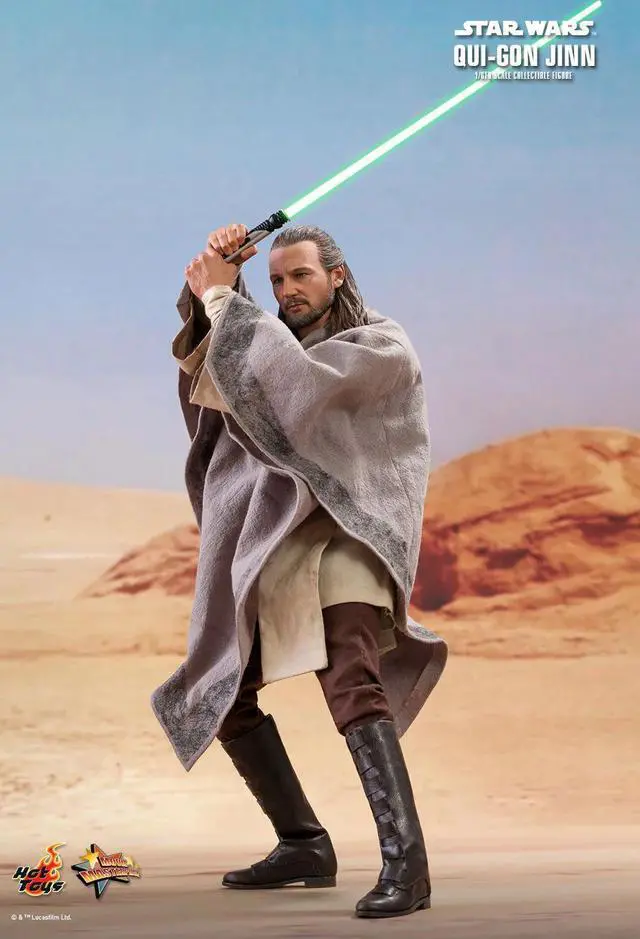 Alt view image 3 of 5 - Figure Hot Toys MMS525 - Star Wars 1 : The Phantom Menace - Qui-Gon Jinn
