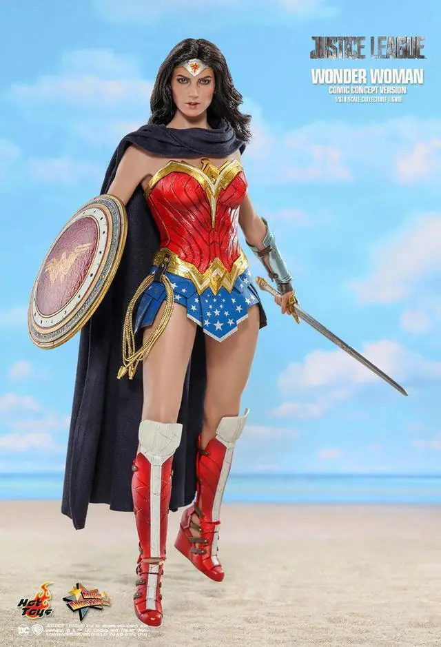 Alt view image 5 of 5 - Figure Hot Toys MMS506 - Justice League - Wonder Woman Comic concept Version