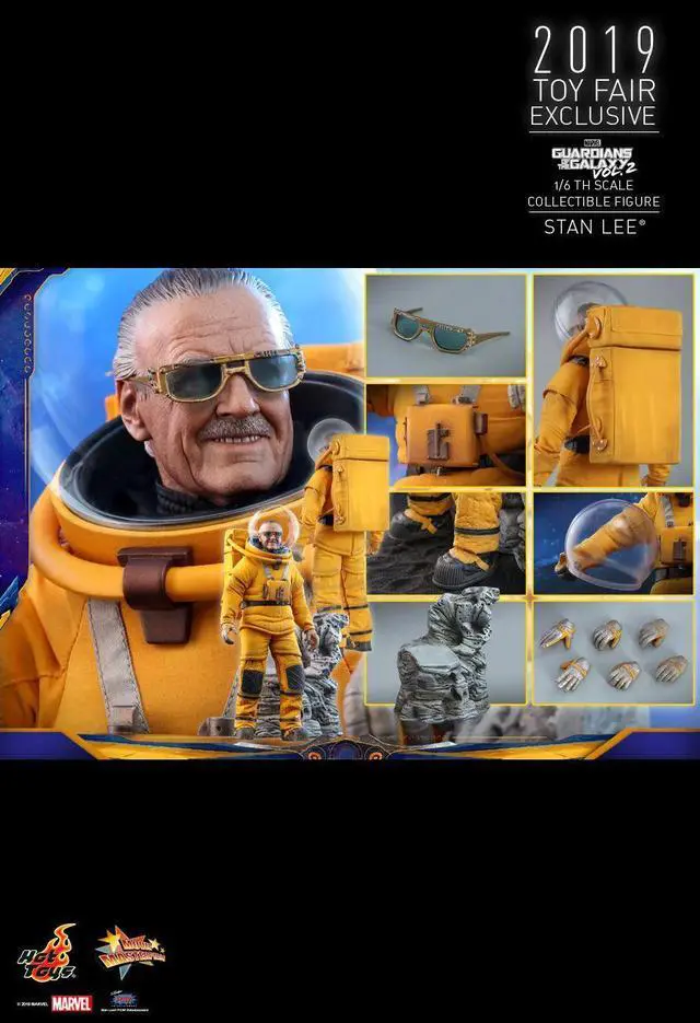 Alt view image 2 of 5 - Figure Hot Toys MMS545 - Marvel Comics - Guardians Of The Galaxy Vol.2 - Stan Lee