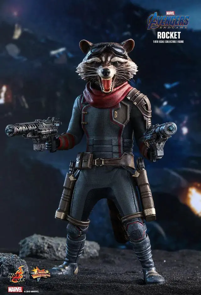 Alt view image 3 of 5 - Figure Hot Toys MMS548 -Marvel Comics - Avengers : Endgame - Rocket