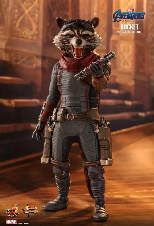 Alt view image 4 of 5 - Figure Hot Toys MMS548 -Marvel Comics - Avengers : Endgame - Rocket